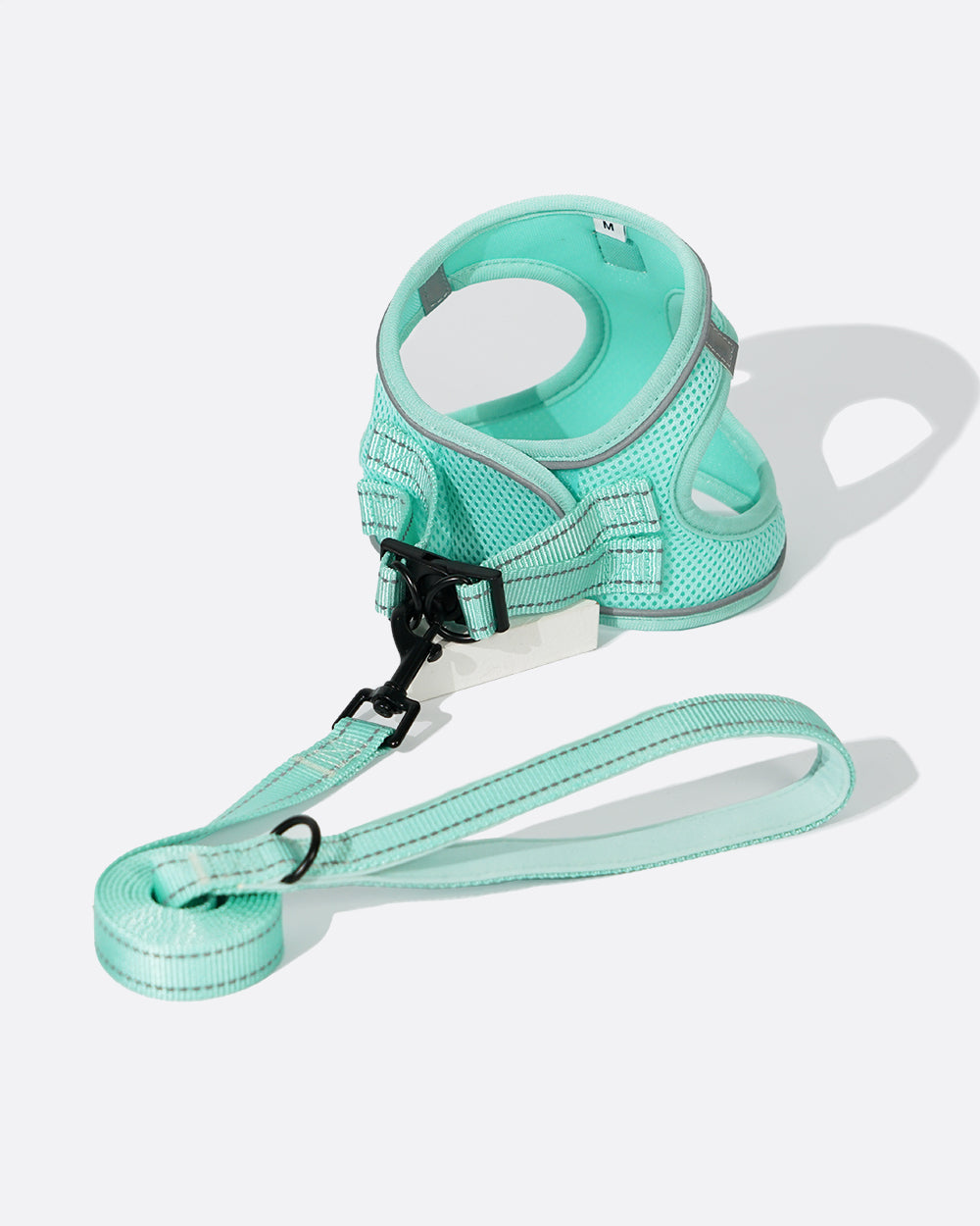 OxyMesh Velcro Step-in Harness and Leash Set - Mint Green
