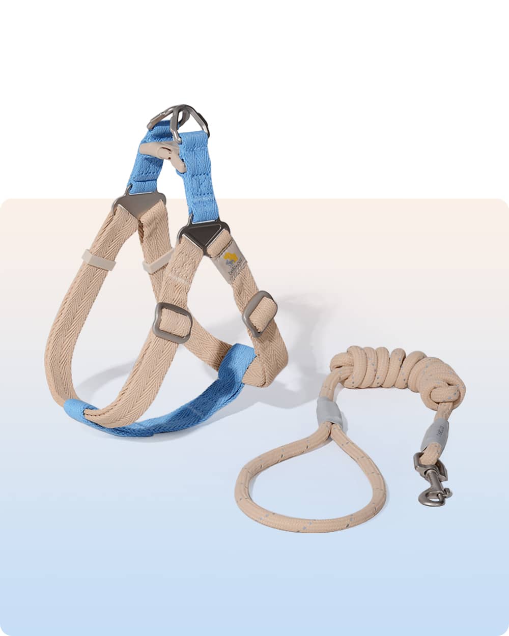 Soft Move Step-in Harness and Leash Set - Sandbeach