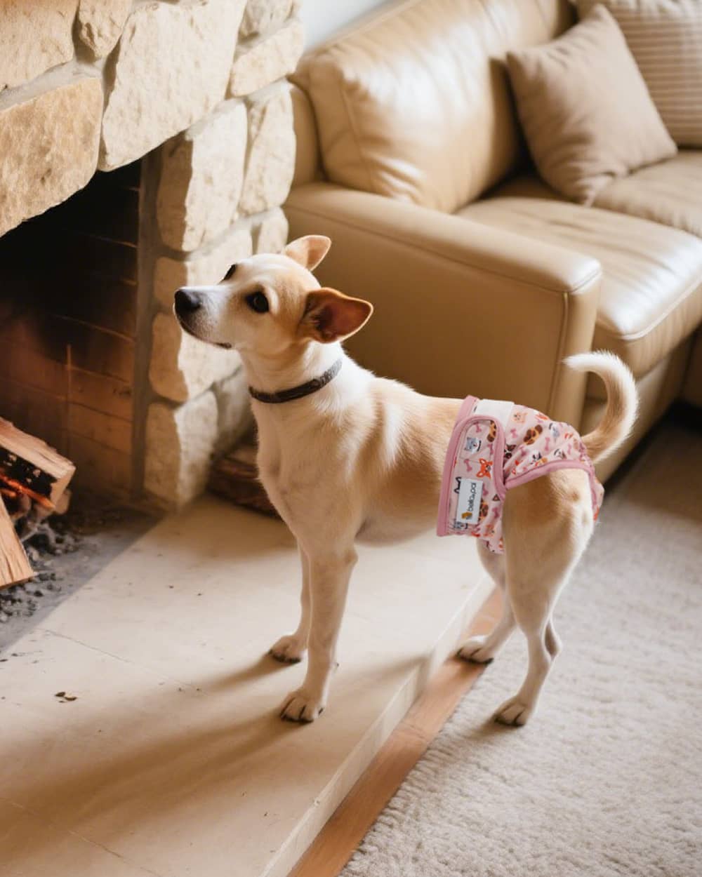 洗えるメス犬用おむつ - 3枚パック