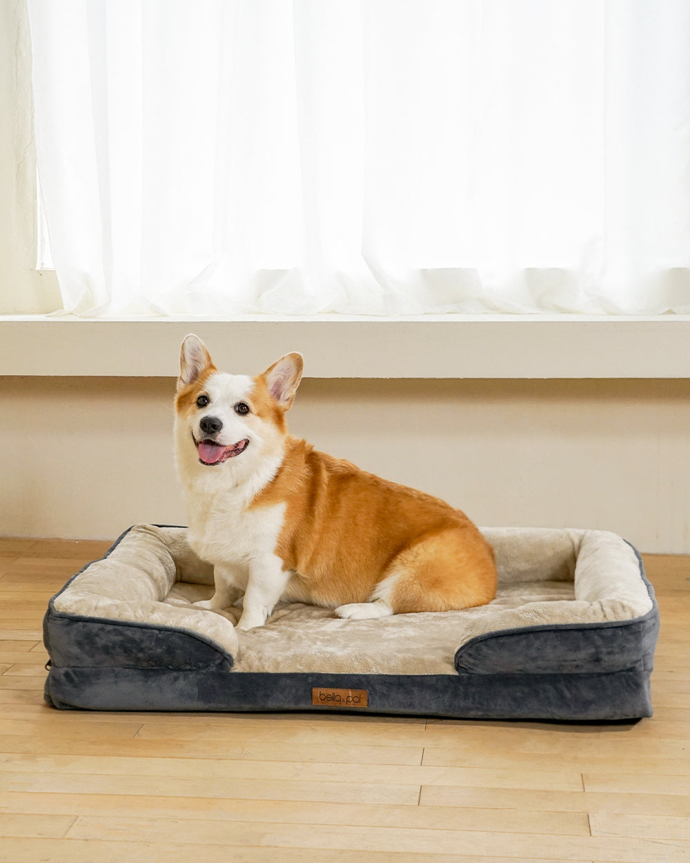 矯正用犬用ベッド - Canyon Grey
