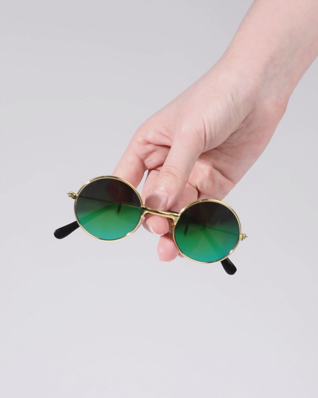 Tinted Lens Dog Glasses - Lake Green