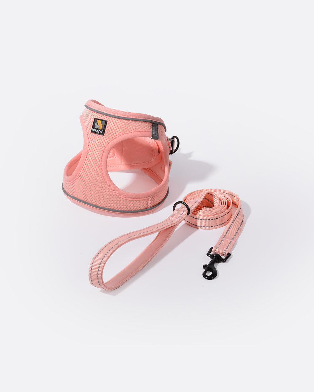 OxyMesh Step-in Harness and Leash Set - Coral Pink