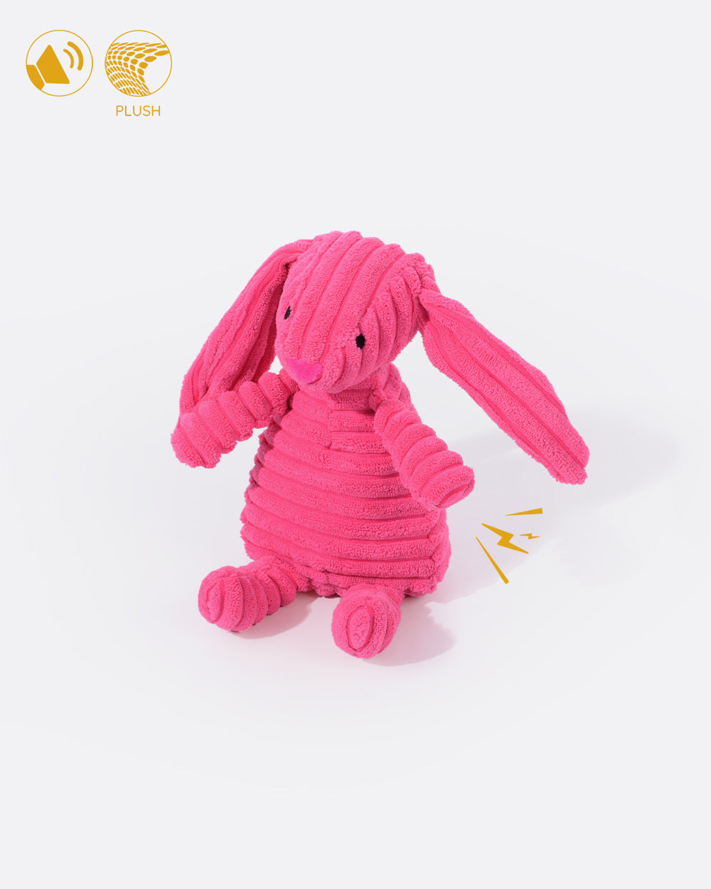 Plush Squeaky Dog Toy - Bunny