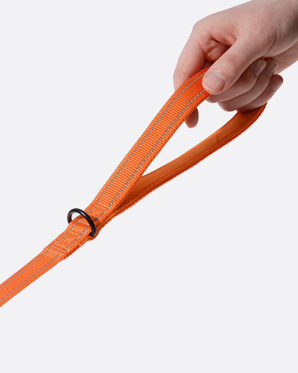 Simply Soft Reflective Dog Leash - Neon Orange